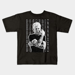 anthony bourdain Legendary Chef Kids T-Shirt